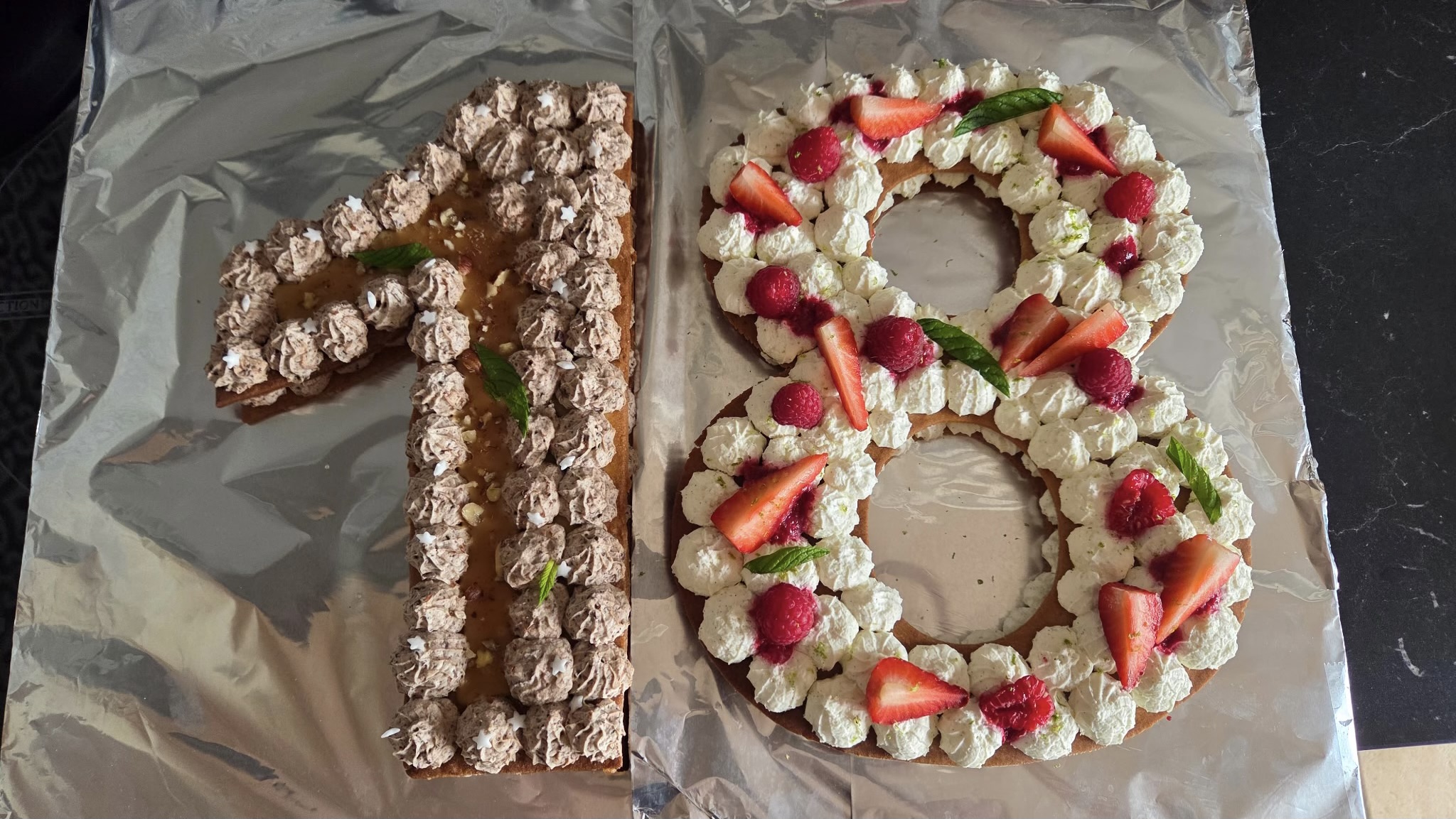 Number cake 18