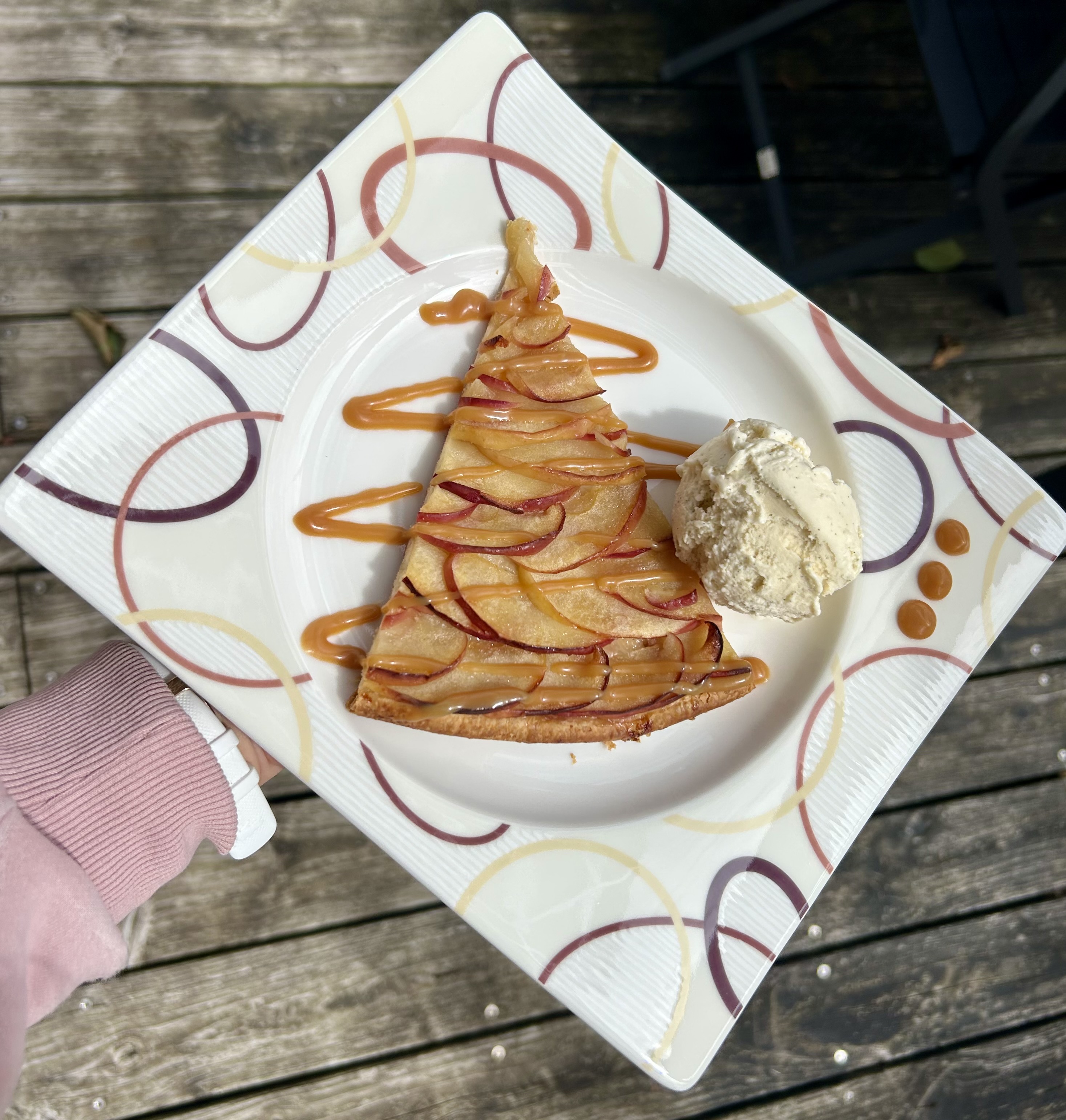 Tarte aux pommes caramélisées